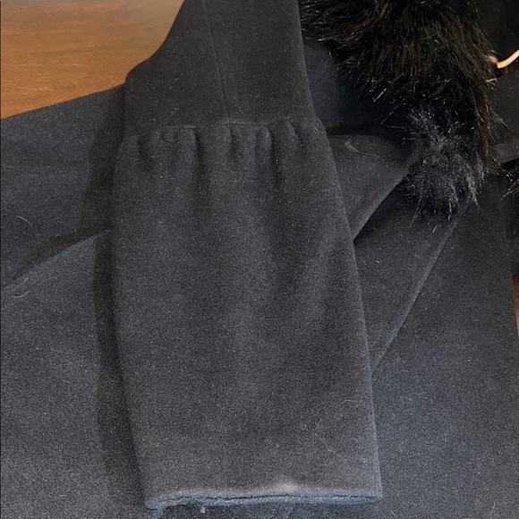 Ivanka Trump Elegant Detachable Black Fur Collar Coat- size 4 NWOT - Picture 11 of 15